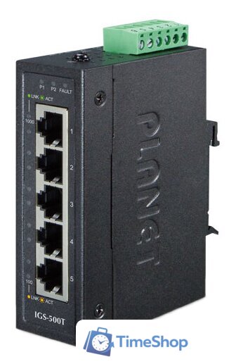 Неуправляемый коммутатор PLANET IGS-500T - Изображение №1 — Интернет-магазин Time-Shop