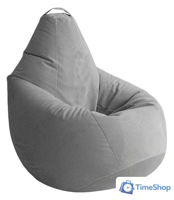 Кресло-мешок Kreslomeshki Груша L GV-110x80-ST (сталь) - Изображение №1 — Интернет-магазин Time-Shop