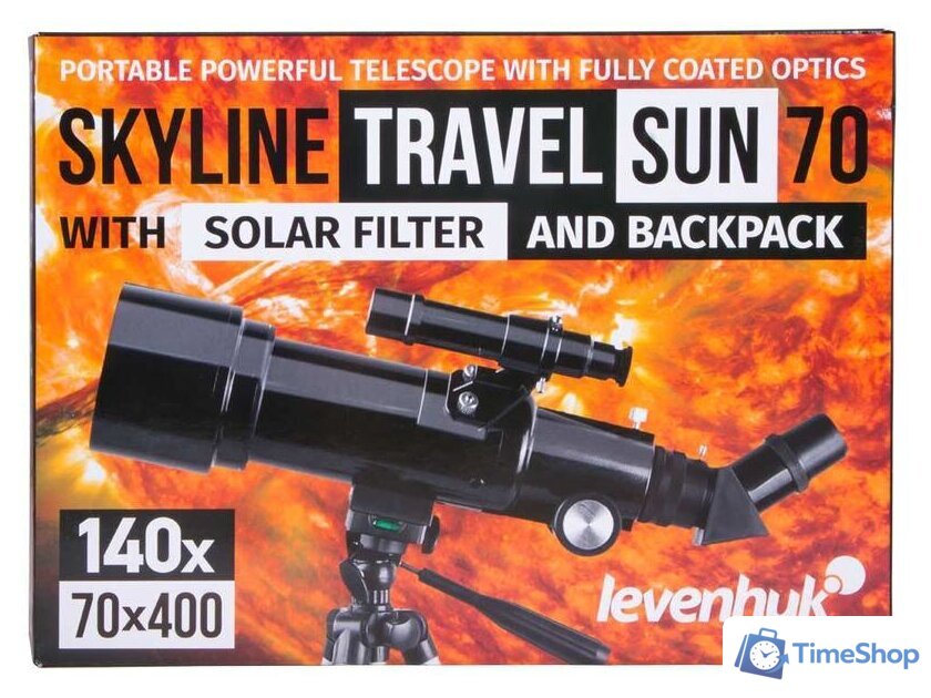 Телескоп Levenhuk Skyline Travel Sun 70 - Изображение №13 — Интернет-магазин Time-Shop