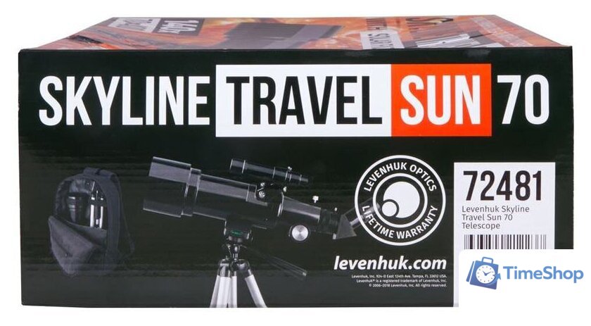 Телескоп Levenhuk Skyline Travel Sun 70 - Изображение №15 — Интернет-магазин Time-Shop