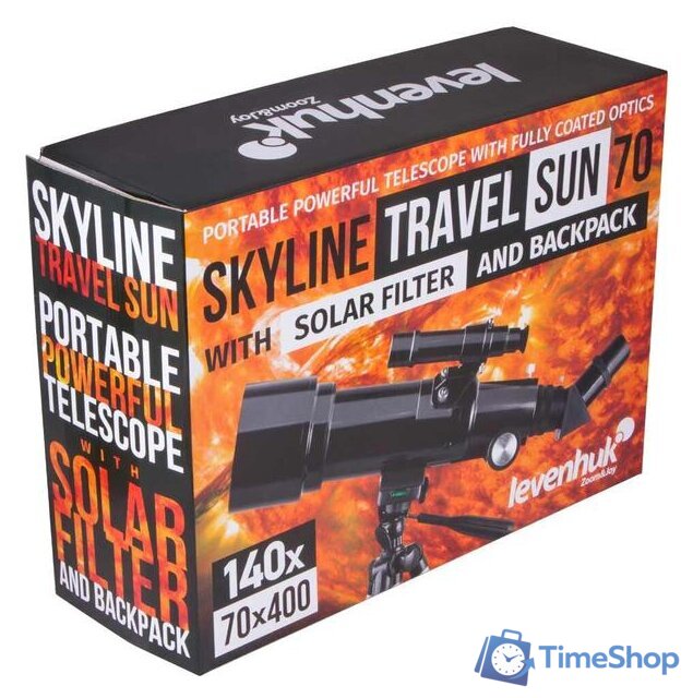 Телескоп Levenhuk Skyline Travel Sun 70 - Изображение №12 — Интернет-магазин Time-Shop