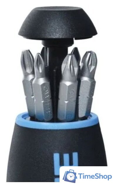 Набор отвертка с битами Witte 468023 (7 предметов) - Изображение №3 — Интернет-магазин Time-Shop