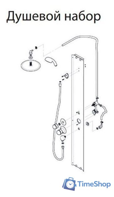 Душевая кабина Triton Лайт В 90x90 с душевым комплектом (градиент) - Изображение №8 — Интернет-магазин Time-Shop