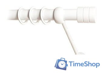 Карниз для штор Lm Decor Цилиндр (белый глянец, гладкая, 3м 25мм, 1 ряд) - Изображение №1 — Интернет-магазин Time-Shop