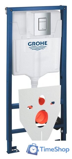 Унитаз подвесной Lauter Sulzdorf + GROHE Rapid SL 38772001 + панель GROHE 37131000 (белый с микролифтом) - Изображение №18 — Интернет-магазин Time-Shop