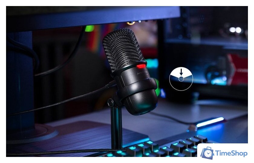 Проводной микрофон HyperX SoloCast (черный) - Изображение №10 — Интернет-магазин Time-Shop