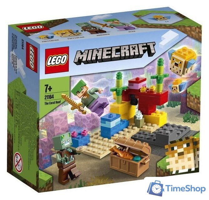 Конструктор LEGO Minecraft 21164 Коралловый риф - Изображение №1 — Интернет-магазин Time-Shop