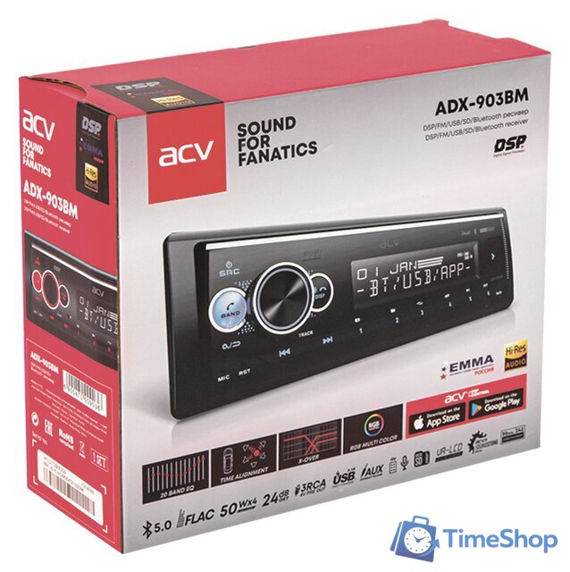 USB-магнитола ACV ADX-903BM DSP - Изображение №8 — Интернет-магазин Time-Shop