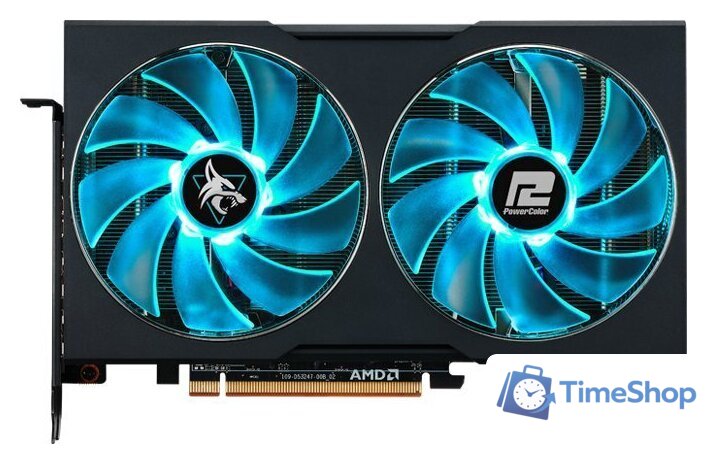 Видеокарта PowerColor Hellhound Radeon RX 7600 8GB GDDR6 RX 7600 8G-L/OC - Изображение №5 — Интернет-магазин Time-Shop