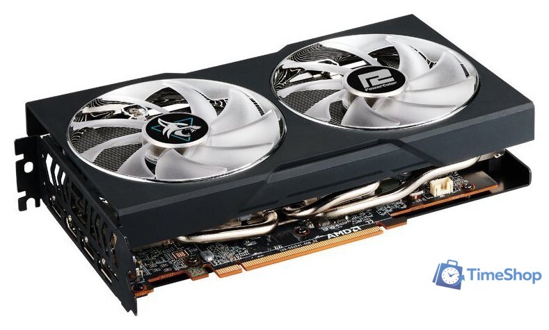 Видеокарта PowerColor Hellhound Radeon RX 7600 8GB GDDR6 RX 7600 8G-L/OC - Изображение №4 — Интернет-магазин Time-Shop