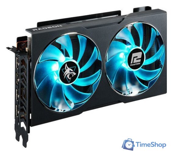 Видеокарта PowerColor Hellhound Radeon RX 7600 8GB GDDR6 RX 7600 8G-L/OC - Изображение №1 — Интернет-магазин Time-Shop