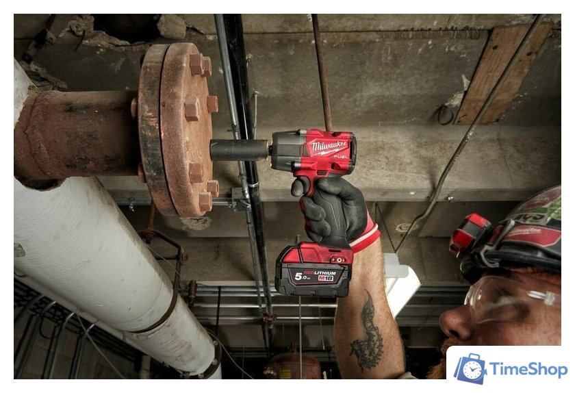 Гайковерт Milwaukee M18 FUEL M18FMTIW2F38-0X 4933479153 (без АКБ, кейс) - Изображение №7 — Интернет-магазин Time-Shop