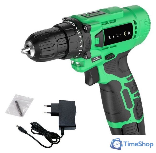 Дрель-шуруповерт Zitrek Green Li Plus 083-1021 (с 1-им АКБ) - Изображение №1 — Интернет-магазин Time-Shop