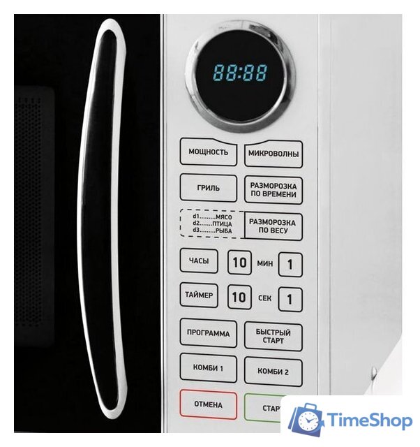 Микроволновая печь BBK 23MWG-930S/BW - Изображение №2 — Интернет-магазин Time-Shop