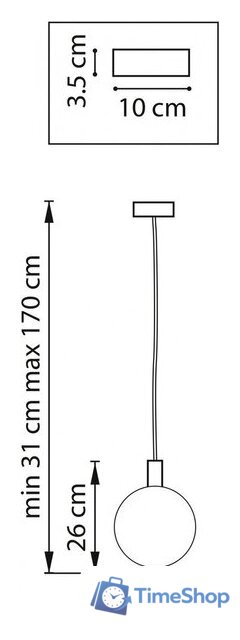 Подвесная люстра Lightstar Colore 805403 - Изображение №7 — Интернет-магазин Time-Shop