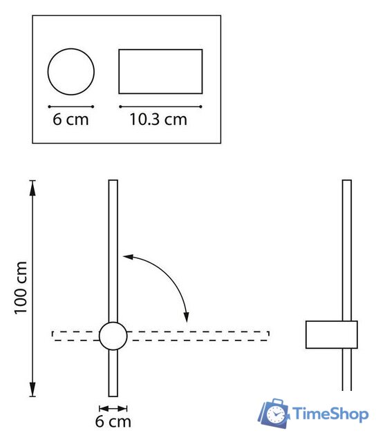 Бра Lightstar Tubo 748643 - Изображение №5 — Интернет-магазин Time-Shop