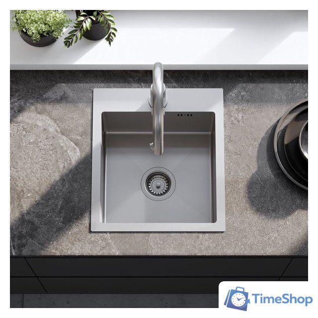 Кухонная мойка Rea ZLE-06000 (без смесителя) - Изображение №3 — Интернет-магазин Time-Shop