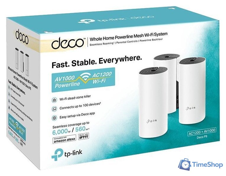 Wi-Fi система TP-Link Deco P9 (3 шт.) - Изображение №4 — Интернет-магазин Time-Shop