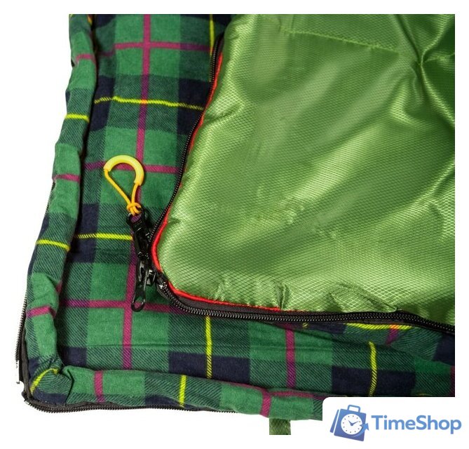 Спальный мешок AlexikA Siberia Compact Plus 200 (левая молния, зеленый) - Изображение №8 — Интернет-магазин Time-Shop