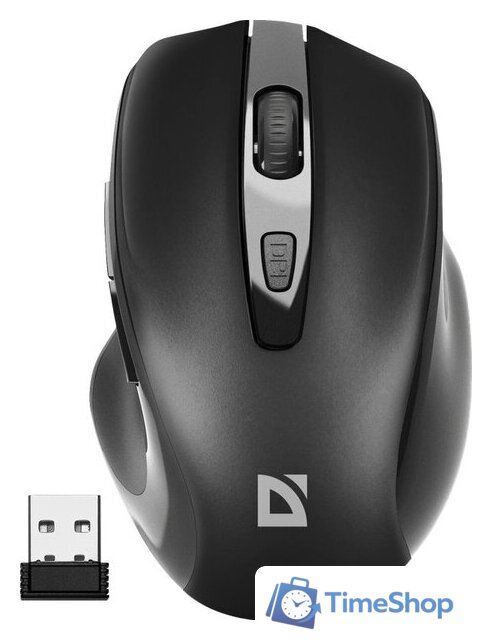 Мышь Defender Prime MB-053 (черный) - Изображение №1 — Интернет-магазин Time-Shop