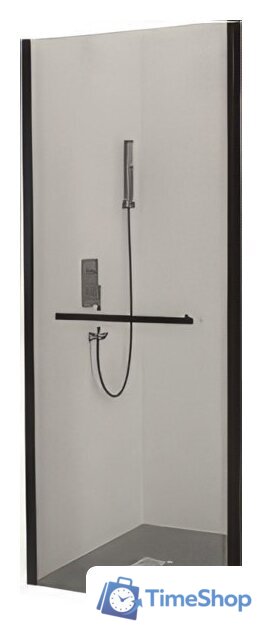 Душевая стенка RGW Z-060-3-B 90 (черный/прозрачное стекло) - Изображение №1 — Интернет-магазин Time-Shop