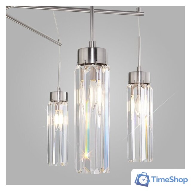 Подвесная люстра Евросвет 60163/6 (никель) - Изображение №3 — Интернет-магазин Time-Shop