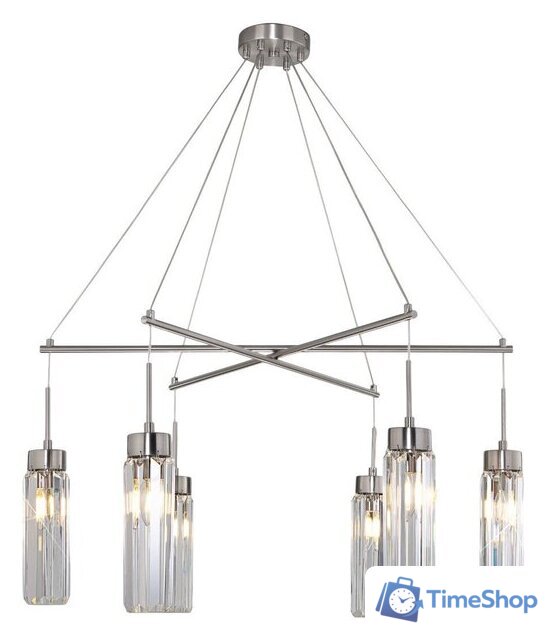 Подвесная люстра Евросвет 60163/6 (никель) - Изображение №1 — Интернет-магазин Time-Shop