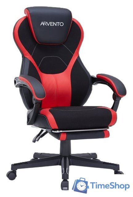 Игровое (геймерское) кресло Arvento Primo (черный/красный) - Изображение №10 — Интернет-магазин Time-Shop