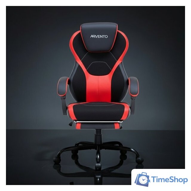 Игровое (геймерское) кресло Arvento Primo (черный/красный) - Изображение №2 — Интернет-магазин Time-Shop
