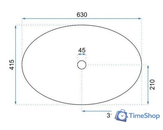 Умывальник Rea Sofia U9908 - Изображение №2 — Интернет-магазин Time-Shop