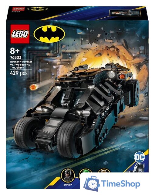 Конструктор LEGO Batman 76303 Бэтмен на Тумблере против Двуликого и Джокера - Изображение №1 — Интернет-магазин Time-Shop