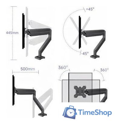Кронштейн для монитора Bessite MA06-01B - Изображение №3 — Интернет-магазин Time-Shop