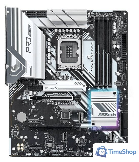 Материнская плата ASRock Z790 Pro RS - Изображение №3 — Интернет-магазин Time-Shop