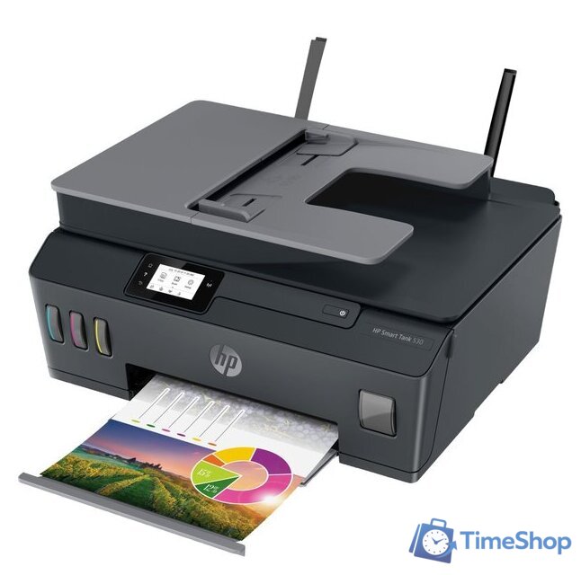 МФУ HP Smart Tank 530 Wireless 4SB24A - Изображение №4 — Интернет-магазин Time-Shop