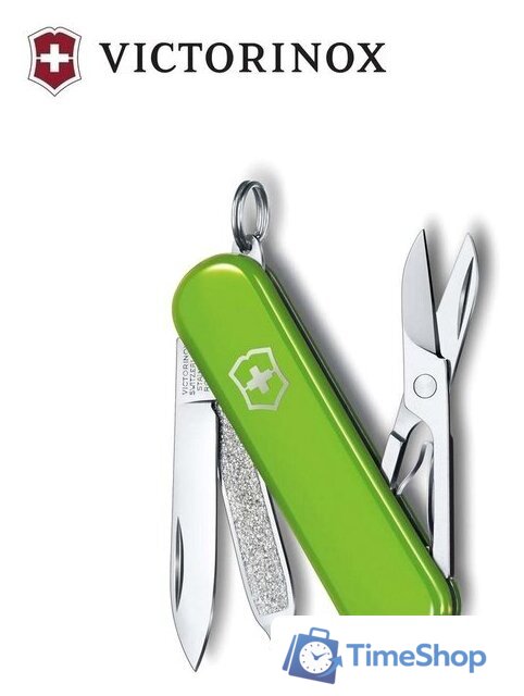 Мультитул Victorinox Classic SD Colors (светло-зеленый) - Изображение №5 — Интернет-магазин Time-Shop