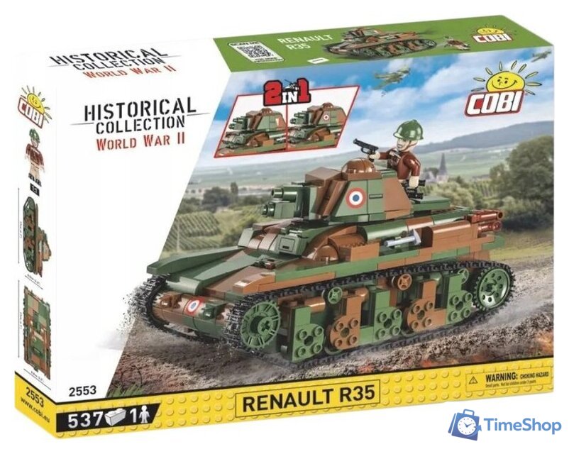 Конструктор Cobi World War II 2553 Renault R35 - Изображение №1 — Интернет-магазин Time-Shop