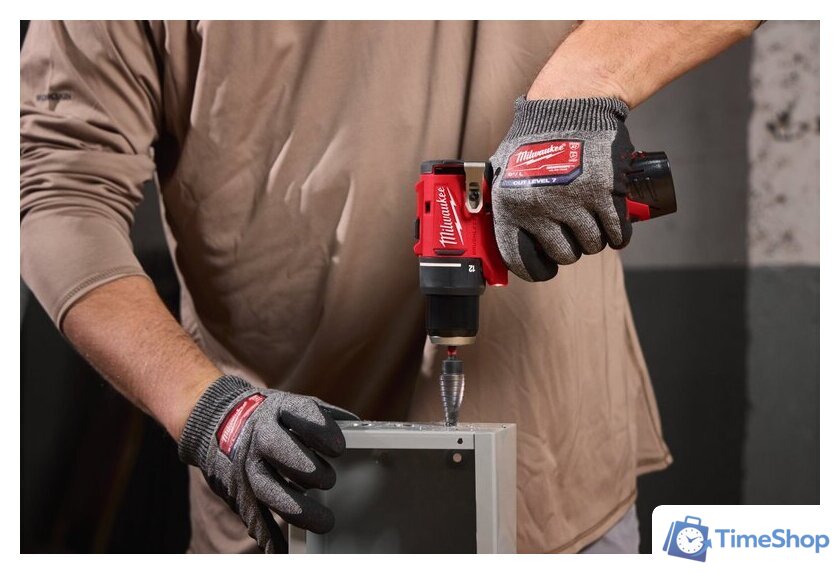  Milwaukee M12 BLPP3A-202B 4933499694 (шуруповерт, винтоверт, фонарь, 2 АКБ, сумка) - Изображение №2 — Интернет-магазин Time-Shop