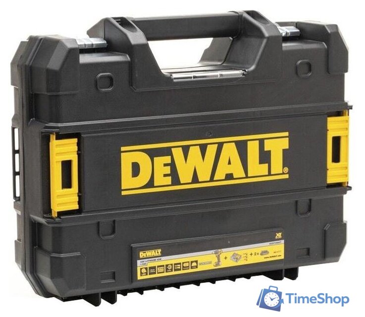 Дрель-шуруповерт DeWalt DCD708D2T-QW (с 2-мя АКБ, кейс) - Изображение №4 — Интернет-магазин Time-Shop