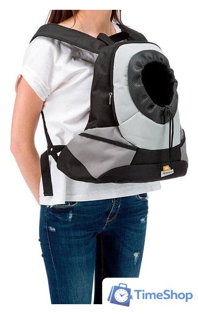 Рюкзак-переноска Ferplast Kangoo L (серый) - Изображение №3 — Интернет-магазин Time-Shop