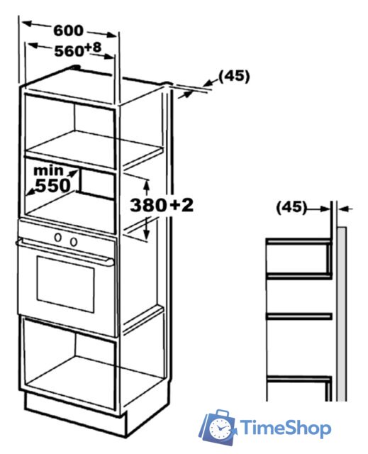 Микроволновая печь Korting KMI825TGN - Изображение №3 — Интернет-магазин Time-Shop