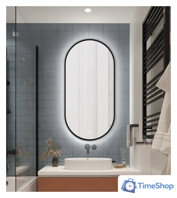  eMZe 50x100 LED.UV.50.100.CHE (черный с УФ-окантовкой и подсветкой) - Изображение №3 — Интернет-магазин Time-Shop