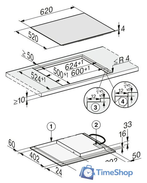 Варочная панель Miele KM 7361 FL - Изображение №4 — Интернет-магазин Time-Shop