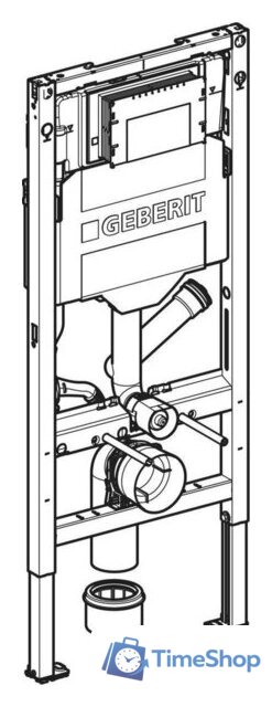 Инсталляция для унитаза Geberit Duofix 111.364.00.6 - Изображение №2 — Интернет-магазин Time-Shop