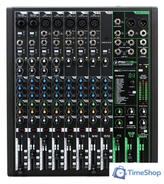 Микшерный пульт MACKIE ProFX12V3 - Изображение №1 — Интернет-магазин Time-Shop