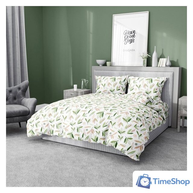 Матрас ЭОС Идеал 1а/2 120x200+Samsara Листья 2сп 200-27 - Изображение №10 — Интернет-магазин Time-Shop