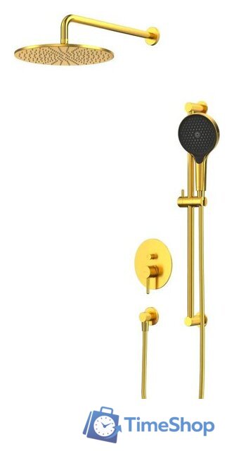 Душевая система  Whitecross Y YSET05TOPGLB (брашированное золото) - Изображение №1 — Интернет-магазин Time-Shop