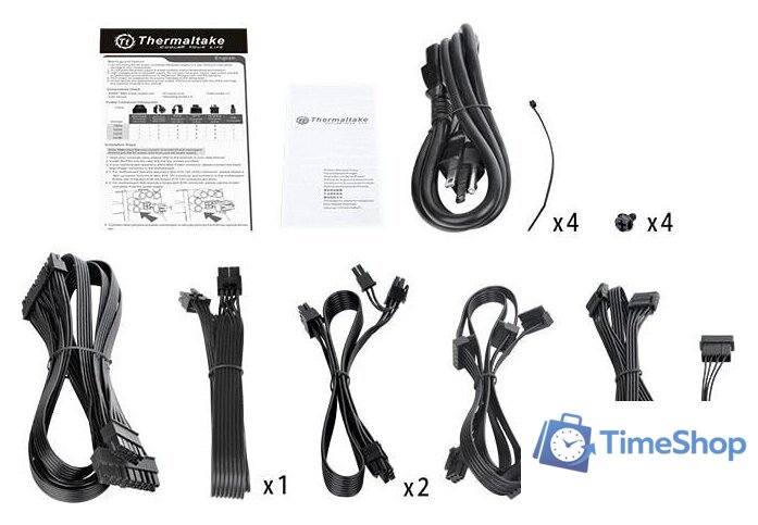 Блок питания Thermaltake Smart BM2 650W TT Premium PS-SPD-0650MNFABE-1 - Изображение №4 — Интернет-магазин Time-Shop