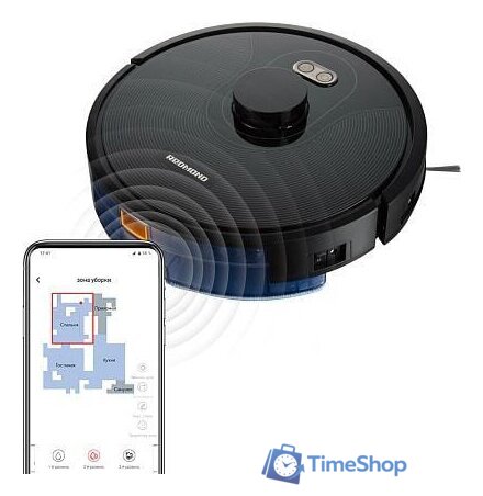 Робот-пылесос Redmond (Редмонд) RV-R670S WiFi - Изображение №5 — Интернет-магазин Time-Shop