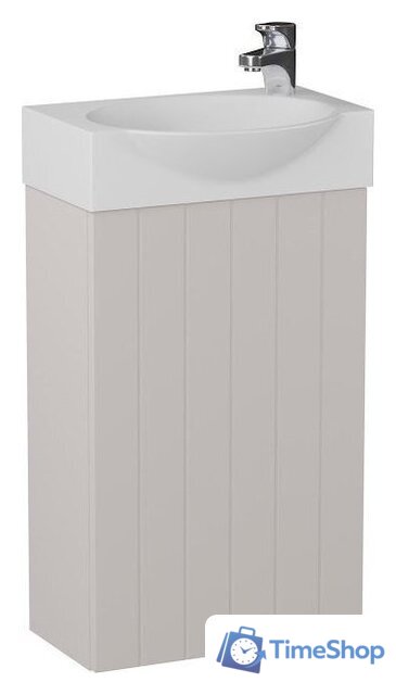  Lauter Тумба под умывальник Из искусственного мрамора Amelia 40 (кашемир п/мат) - Изображение №1 — Интернет-магазин Time-Shop