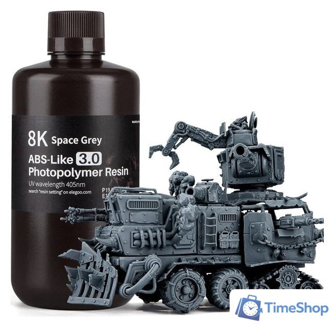 Фотополимер Elegoo 8K ABSlike V3.0 1кг (серый) - Изображение №1 — Интернет-магазин Time-Shop